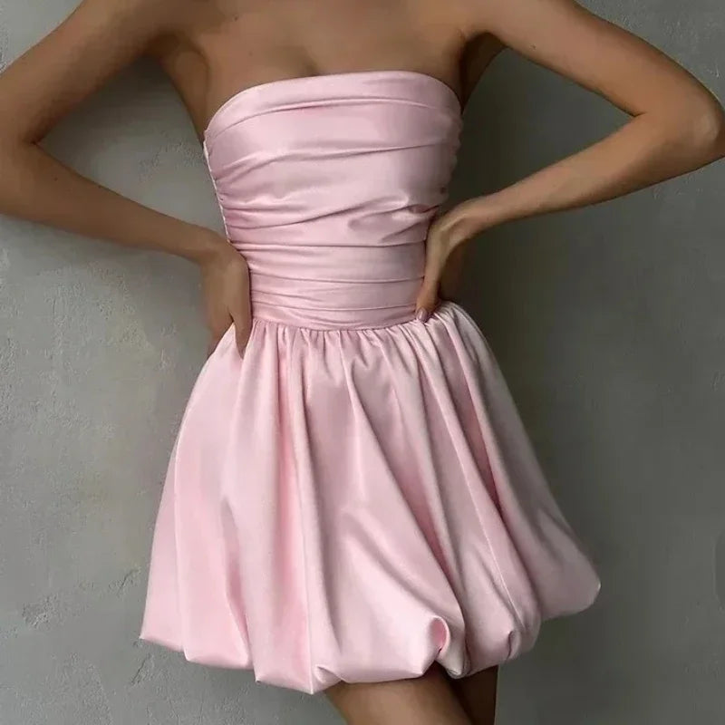 STRAPLESS PARTY DRESS