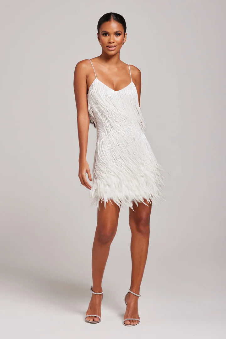 FEATHER MINI DRESS